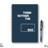 Wiederverwendbares Notizbuch A5 Softcover SHIELD - Think Outside the Box